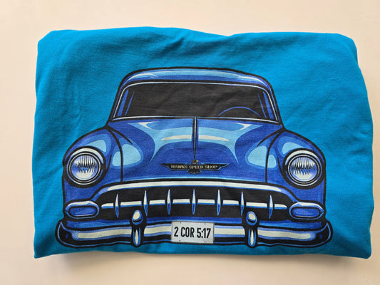 Hawks Blue T-Shirt with 54 Bel Air