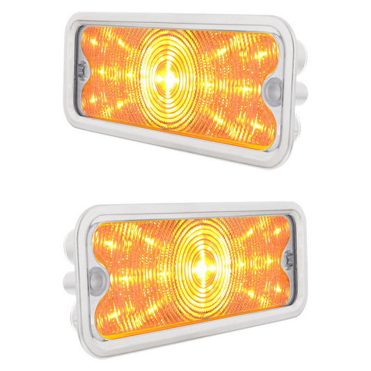 1973 To 1980 Chevrolet Chevy GMC Pickup Truck C10 C20 C30 Parking Light Set LED