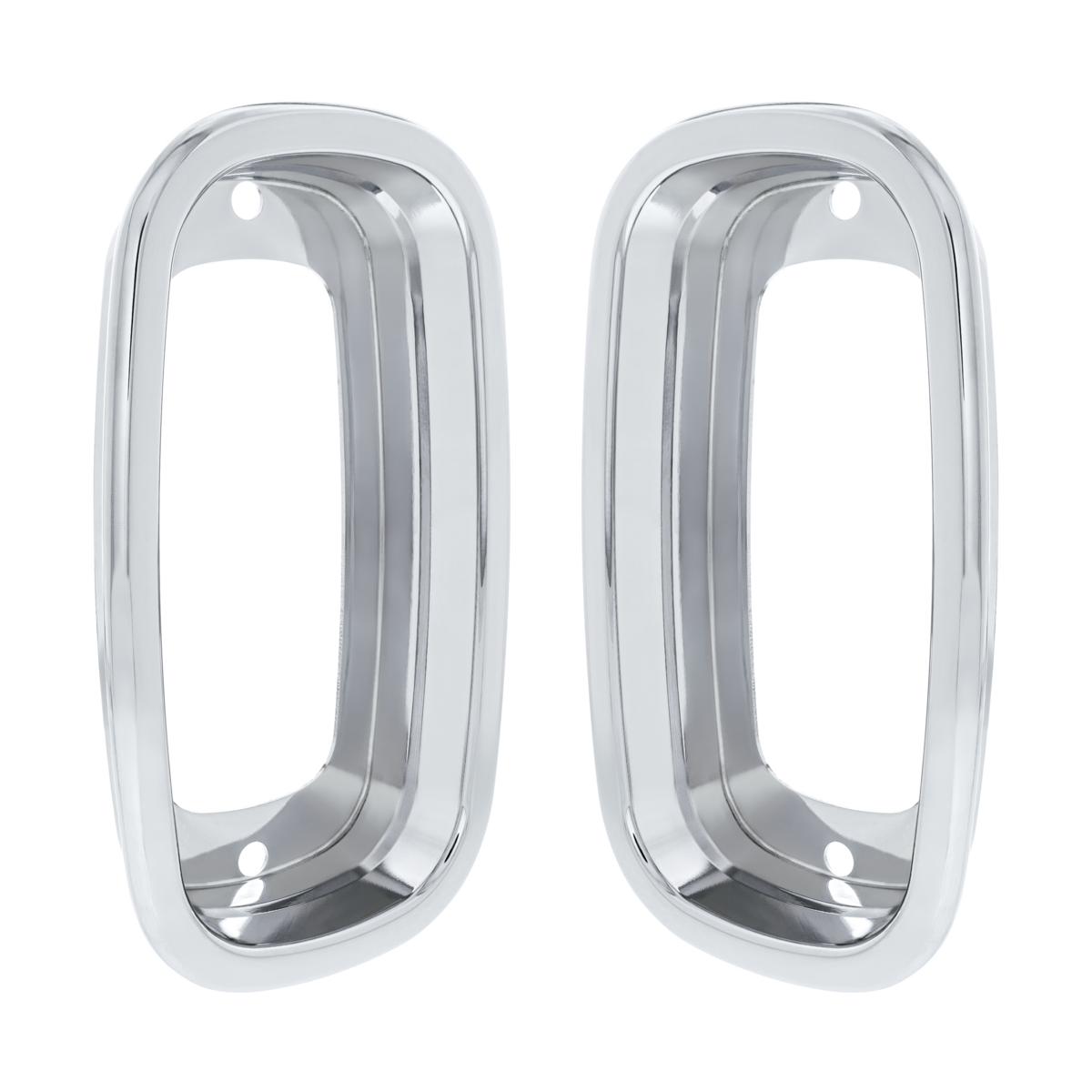 1960 To 1966 Chevrolet Pickup Taillight Bezel Trim Ring Fleetside Chevy pair GMC