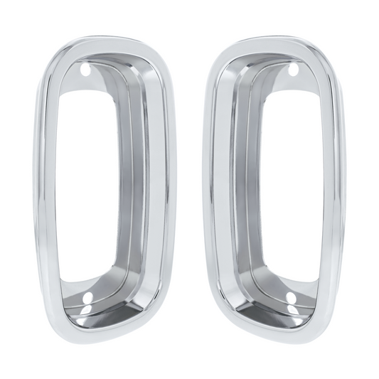 1960 To 1966 Chevrolet Pickup Taillight Bezel Trim Ring Fleetside Chevy pair GMC