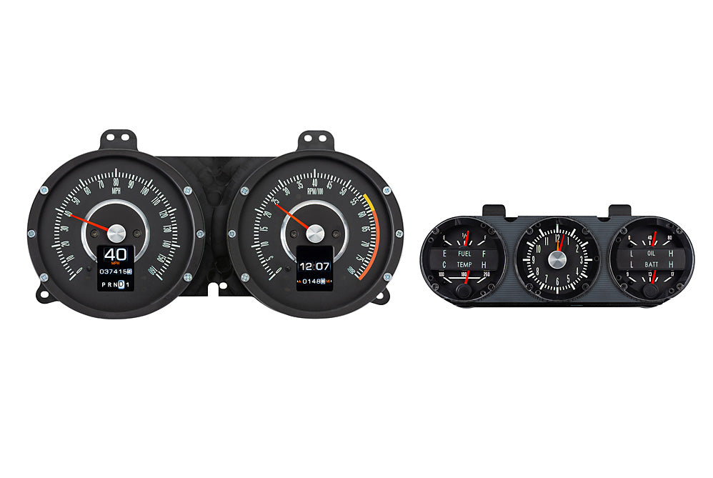 1967 Camaro with Console gauges RTX Instruments - Dakota Digital
