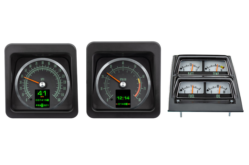 1969 Camaro with Console gauges RTX Instruments - Dakota Digital