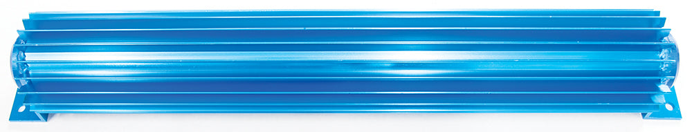 Blue Dual Pass Alumminum Transmission Cooler 18” Hot Rod Trans Cool Log Street A
