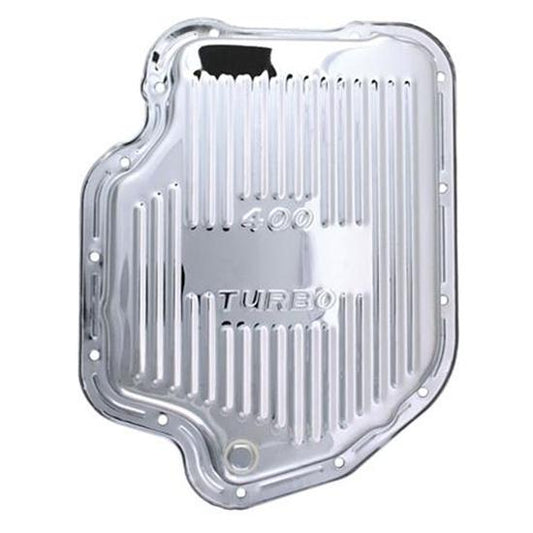 Chevy Chevrolet Chrome Steel transmission Trans Pan 400TH turbo 400 GM GMC olds