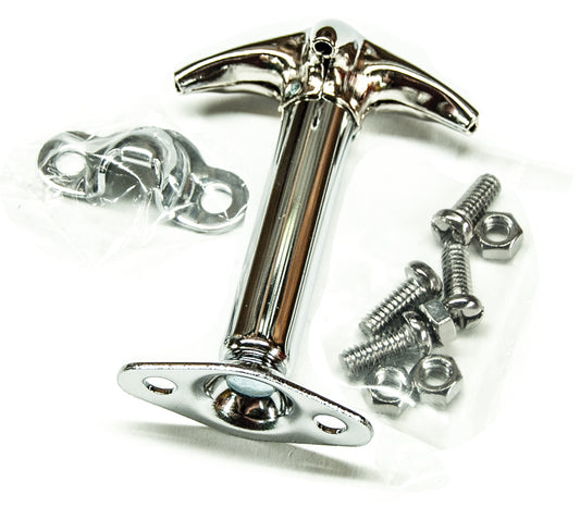 1932 Ford Hood Latch Chrome Catch 32 deuce mount catch strap sedan coup roadster