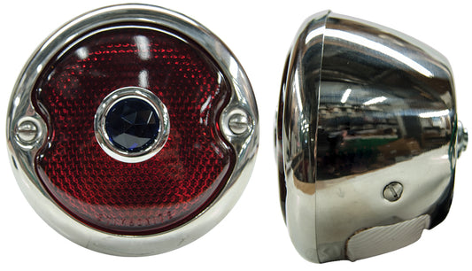 1933-36 Ford Taillight SS LH Each Hot Rod 1934 1935 1936 Stainless Steel Hotrod