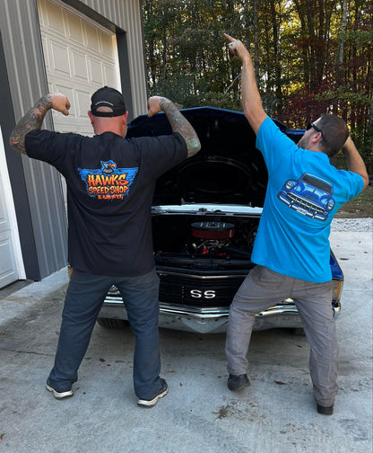 Hawks Blue T-Shirt with 54 Bel Air