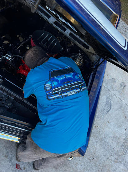 Hawks Blue T-Shirt with 54 Bel Air