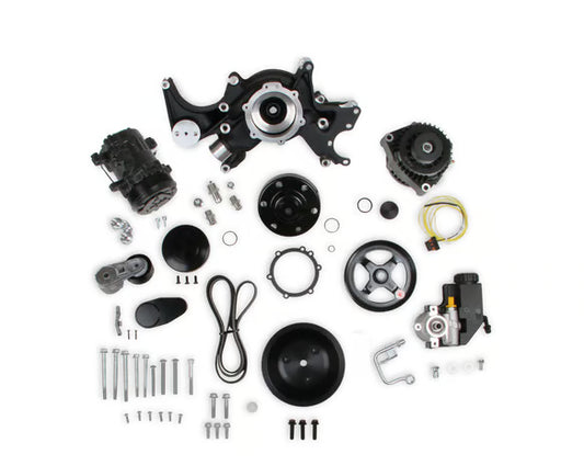 Small Block Chevy Mid-Mount Complete Accessory System - Holley