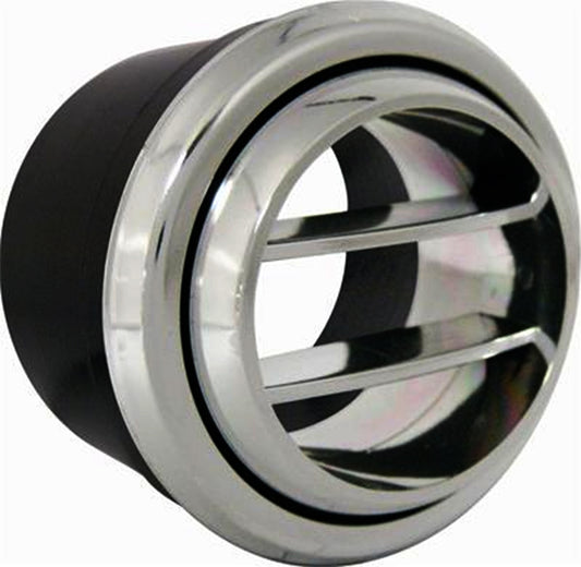 Vintage Air Standard Series Vent Louver 2.5-Inch Hose Black & Chrome