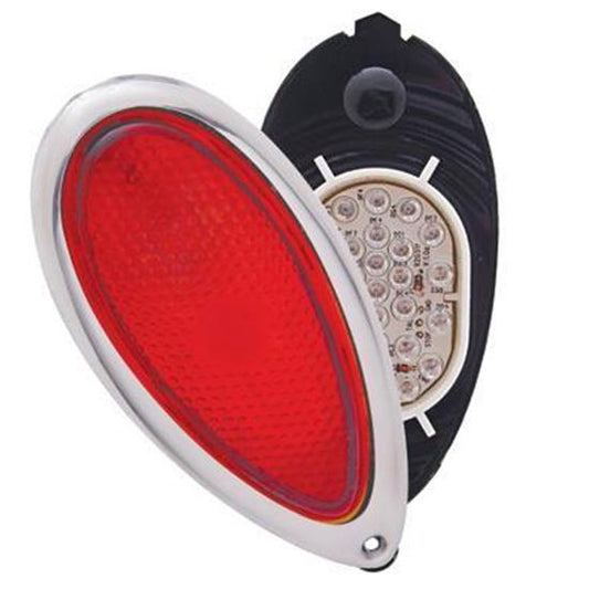 1938-39 Ford Taillight Assembly LED Each Hotrod Whiskey Runner Coupe Hot Rod Rat