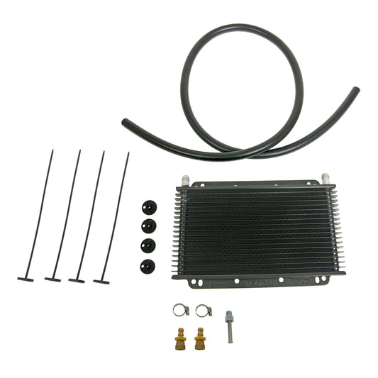 Hayden Transmission Oil Cooler 7" x 11" AN6 Ends kit trans tranny core Ford GM