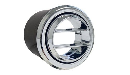 Vintage Air Standard Double Vane Vent Louver 2.5-Inch Hose Chrome
