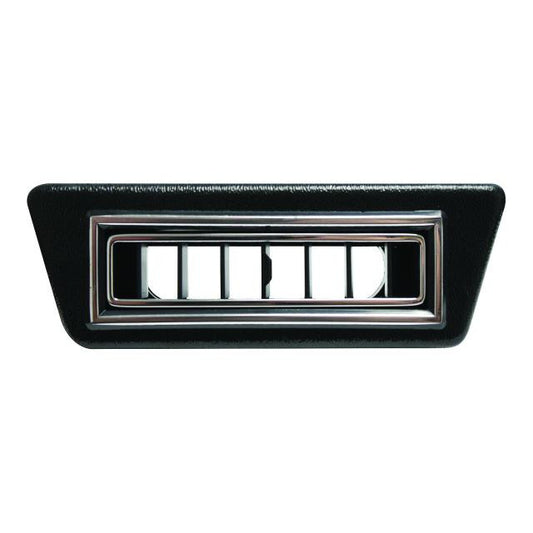 Vintage Air Under Dash Rectangle Chrome Accents Vent 2.5" Hose Louver Register